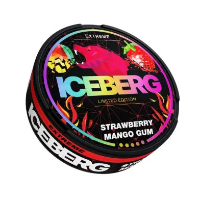 ICEBERG Limited 130 | Strawberry Mango Gum - Nicpack