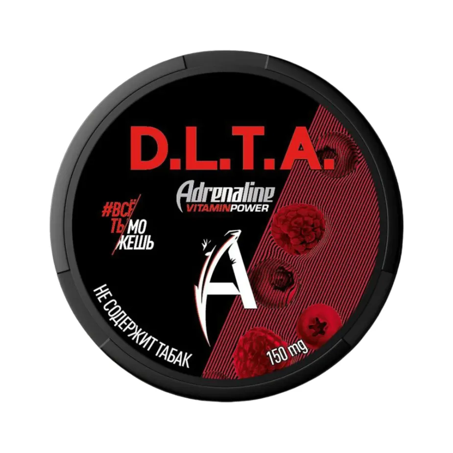 D.L.T.A by ARQA Adrenaline Berries - Nicpack