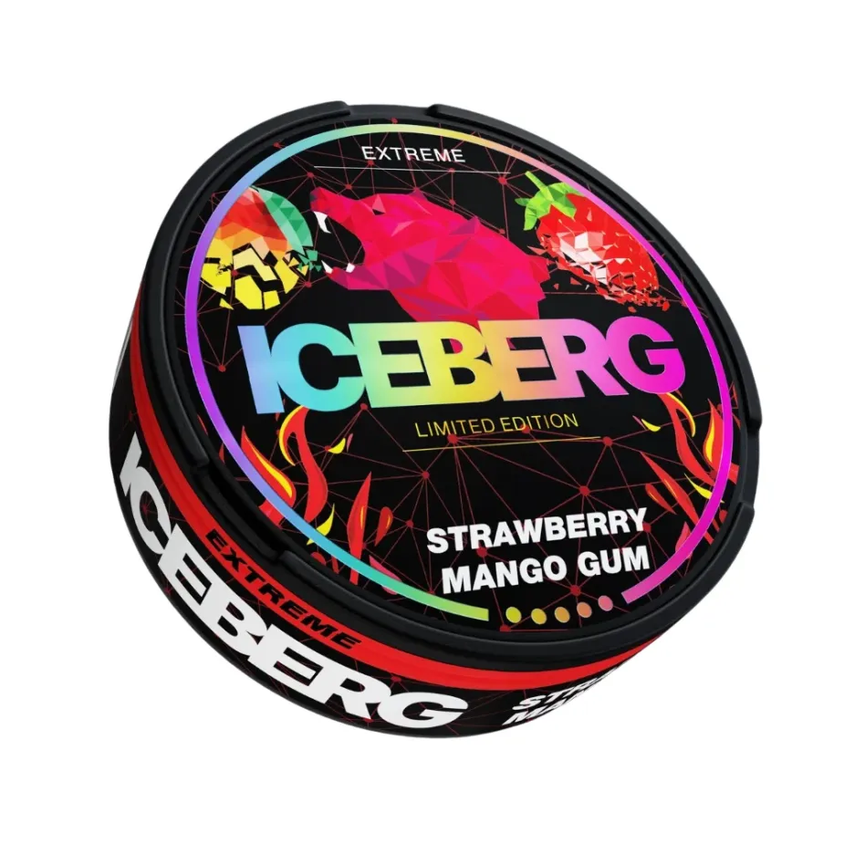 ICEBERG Limited 130 | Strawberry Mango Gum - Nicpack